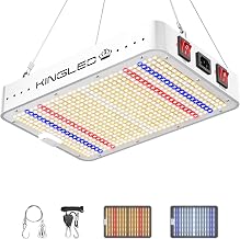KingLED KP1000 LED Grow Light for Indoor Plants, Full Spectrum Plant Light with Veg & Bloom Mode, 100W Growing Lamp for Seed Starting Seedli